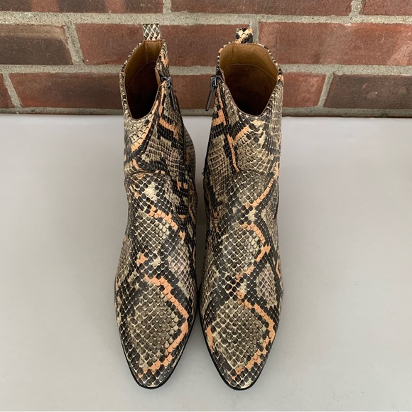 Circus by Sam Edelman Womens Garth Animal Print Western Ankle Boots US 7.5 M NEW - Picture 4 of 10